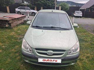 2007 Hyundai Getz I Рестайлинг, зелёный, 400000 рублей, вид 2