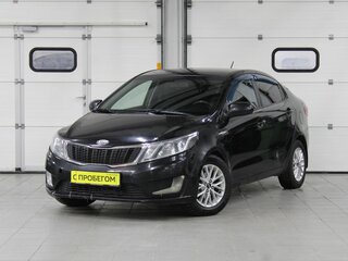2013 Kia Rio 5-speed III, чёрный, 580000 рублей, вид 1