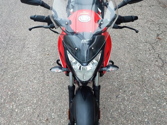 2021 Bajaj Pulsar NS 200, красный, 170000 рублей