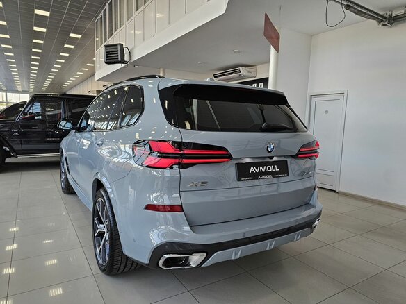 2025 BMW X5 40i IV (G05/G18) Рестайлинг, серый - вид 9