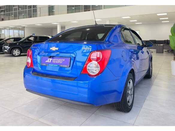2012 Chevrolet Aveo II, синий, 849000 рублей - вид 7