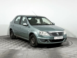 2011 Renault Logan I Рестайлинг, синий, 350000 рублей, вид 3