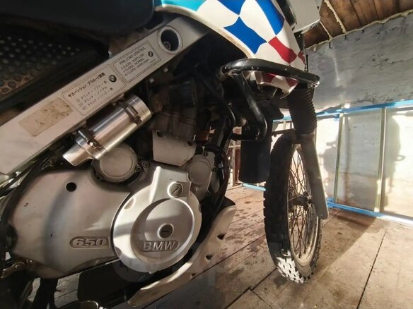 2002 BMW F 650 GS, синий, 360000 рублей - вид 7