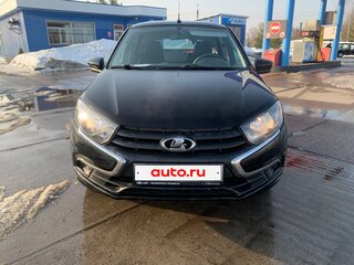 2020 Lada (ВАЗ) Granta I Рестайлинг, чёрный, 600000 рублей, вид 1