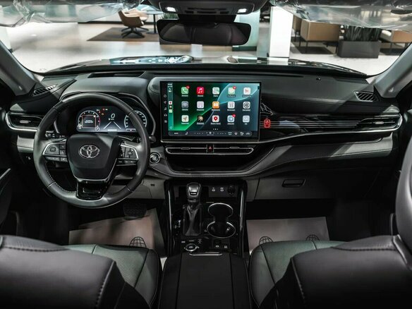 2026 Toyota Highlander IV (XU70), чёрный - вид 7