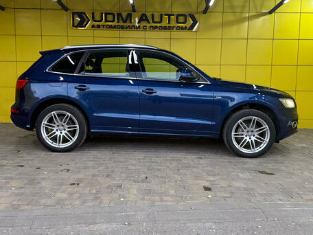 2012 Audi Q5 I (8R) Рестайлинг, синий, 1750000 рублей, вид 4