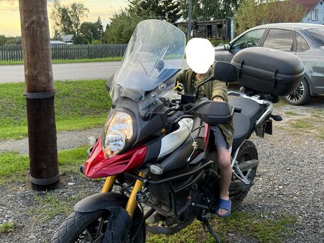 2014 Suzuki V-Strom 1000, красный, 650000 рублей, вид 2