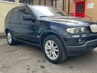 2004 BMW X5 4.4i I (E53) Рестайлинг, чёрный, 850000 рублей, вид 4