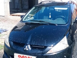 2006 Mitsubishi Grandis I, чёрный, 640000 рублей, вид 1