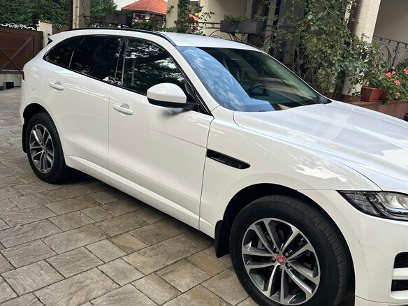 2020 Jaguar F-Pace I, белый, 3650000 рублей - вид 6