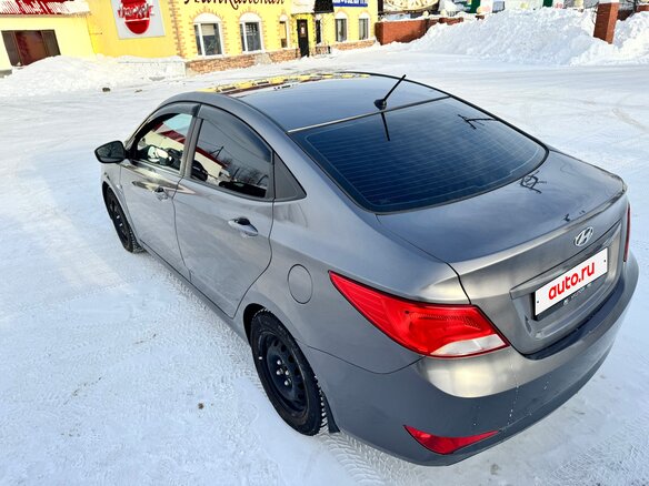 2015 Hyundai Solaris I Рестайлинг, серый, 970000 рублей - вид 9