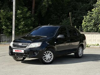 2013 Lada (ВАЗ) Granta I, чёрный, 280000 рублей, вид 1