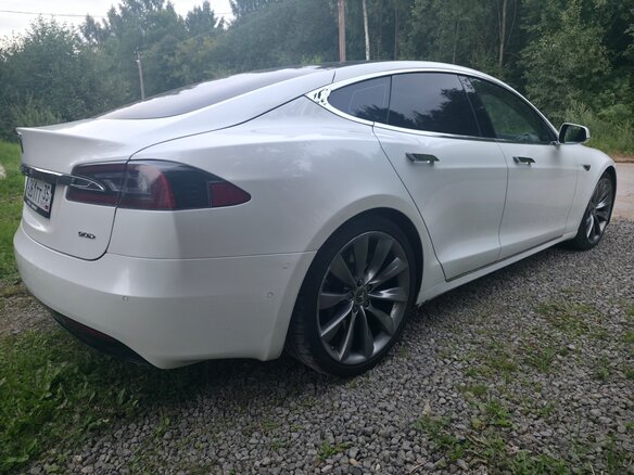 2016 Tesla Model S 90D I Рестайлинг, белый - вид 7