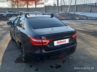 2016 Lada (ВАЗ) Vesta I, чёрный, 480000 рублей, вид 4