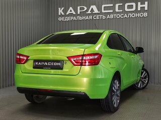 2016 Lada (ВАЗ) Vesta I, зелёный, 635000 рублей, вид 2