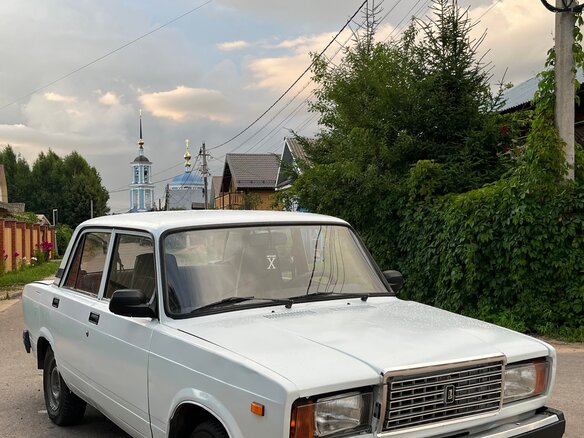 2008 Lada (ВАЗ) 2107, белый, 150000 рублей - вид 1