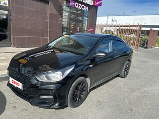 2019 Hyundai Solaris II, чёрный, 1150000 рублей, вид 2