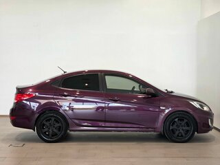 2011 Hyundai Solaris I, фиолетовый, 639000 рублей, вид 4