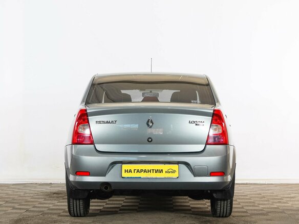 2013 Renault Logan I Рестайлинг, синий, 599000 рублей - вид 4