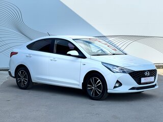 2021 Hyundai Solaris II Рестайлинг, белый, 1540000 рублей, вид 5