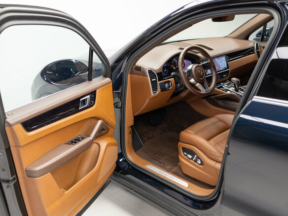 2018 Porsche Cayenne III, синий, 6190000 рублей - вид 6