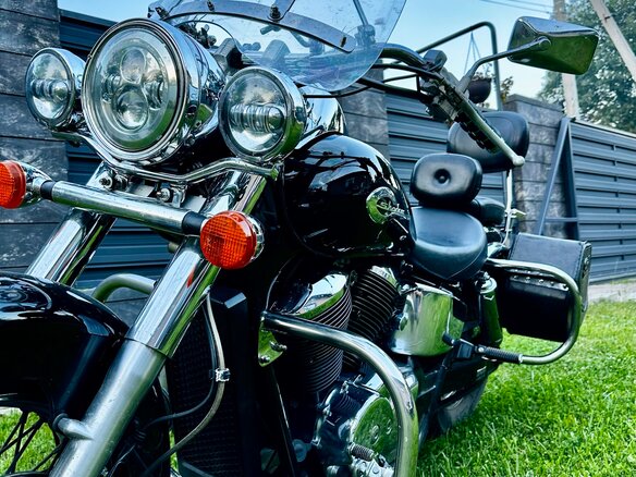 2002 Honda Shadow 750, чёрный, 425000 рублей - вид 12