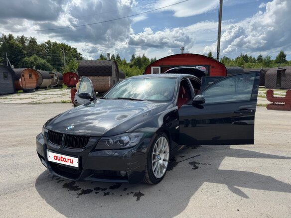 2008 BMW 3 серии 325i V (E90/E91/E92/E93) Рестайлинг, чёрный, 1200000 рублей - вид 8