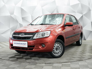 2013 Lada (ВАЗ) Granta I, красный, 435000 рублей, вид 1