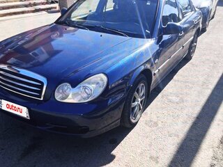 2007 Hyundai Sonata ТагАЗ IV (EF) Рестайлинг, синий, 400000 рублей, вид 1