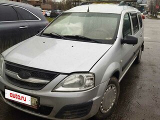 2014 Lada (ВАЗ) Largus I, серебристый, 720000 рублей, вид 2