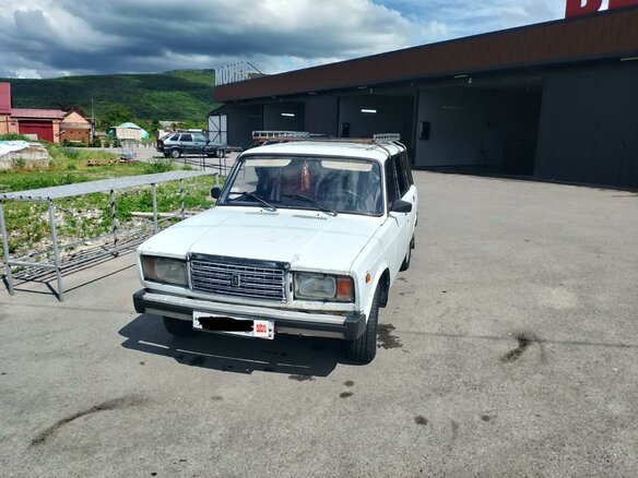 2003 Lada (ВАЗ) 2104 4-speed, белый, 160000 рублей - вид 1