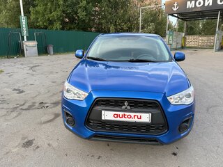 2014 Mitsubishi ASX I Рестайлинг, синий, 1110000 рублей, вид 1