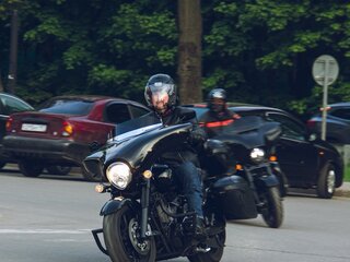 2008 Yamaha XV 1900, чёрный, 930000 рублей, вид 4