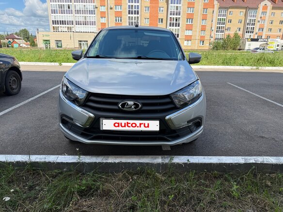 2019 Lada (ВАЗ) Granta I Рестайлинг, серебристый, 490000 рублей
