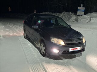 2014 Lada (ВАЗ) Granta I, синий, 450000 рублей, вид 4
