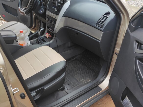 2015 Geely Emgrand X7 I, бежевый, 481000 рублей - вид 5