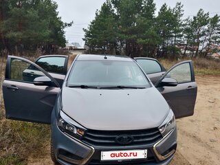 2018 Lada (ВАЗ) Vesta I, серый, 890000 рублей, вид 2