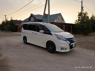 2019 Nissan Serena V (C27) Рестайлинг, белый, 2104000 рублей, вид 2