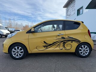 2012 Kia Picanto II, жёлтый, 795000 рублей, вид 4