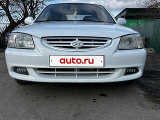 2011 Hyundai Accent ТагАЗ II, белый, 580000 рублей, вид 4