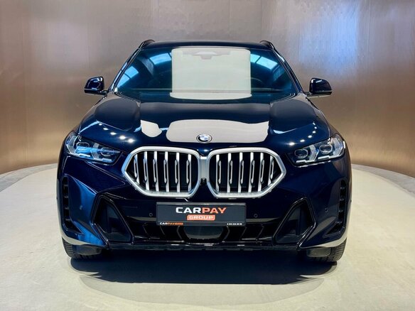 2023 BMW X6 30d III (G06) Рестайлинг, синий - вид 1