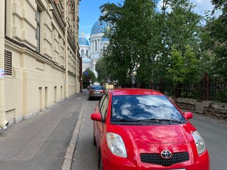 2007 Toyota Yaris Multimode II, красный, 460000 рублей, вид 3