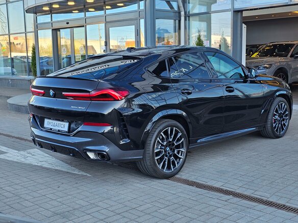2024 BMW X6 30d III (G06) Рестайлинг, чёрный - вид 7