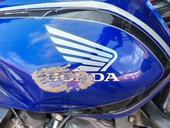2003 Honda CB 400 Super Four, синий, 250000 рублей - вид 8