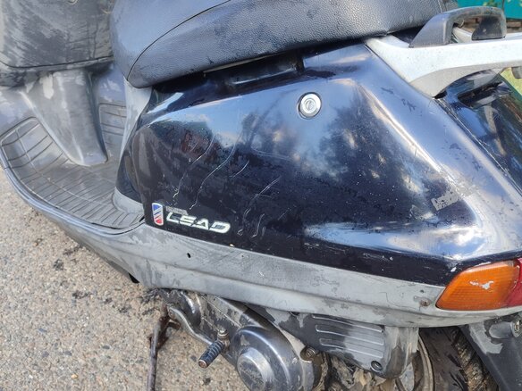 1996 Honda Lead 50, чёрный, 35000 рублей - вид 3