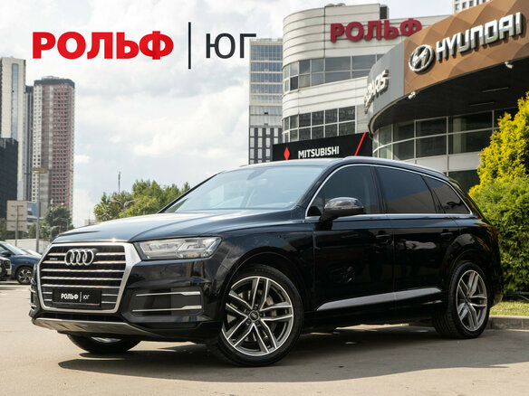 2016 Audi Q7 II (4M), чёрный
