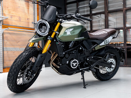 2025 Moto Morini Seiemmezzo SCR, зелёный, 744900 рублей, вид 2