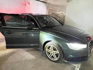 2017 Audi A6 IV (C7) Рестайлинг, зелёный, 3150000 рублей, вид 3