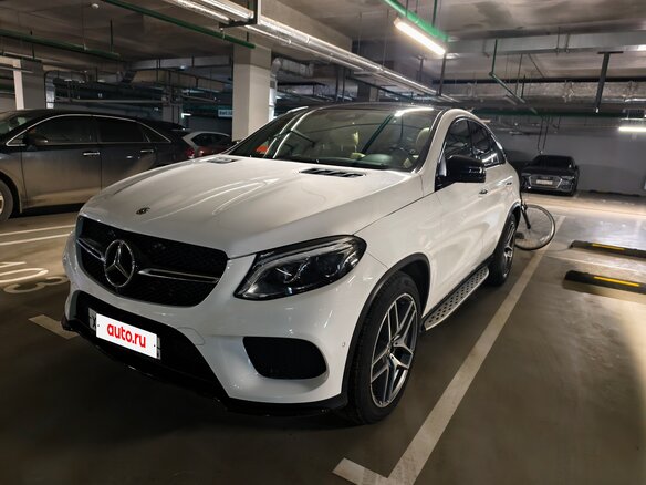 2018 Mercedes-Benz GLE Coupe 350 d I (C292), белый, 4990000 рублей