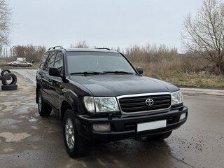 2003 Toyota Land Cruiser 100 Series Рестайлинг 1, чёрный, 1575000 рублей, вид 3